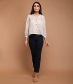 Off white cotton shirt