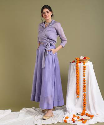 Lavendar tissue wrap top 2