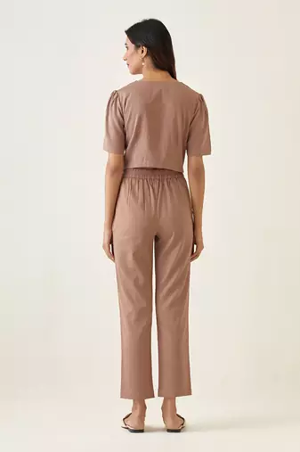 Taupe cotton co ord set