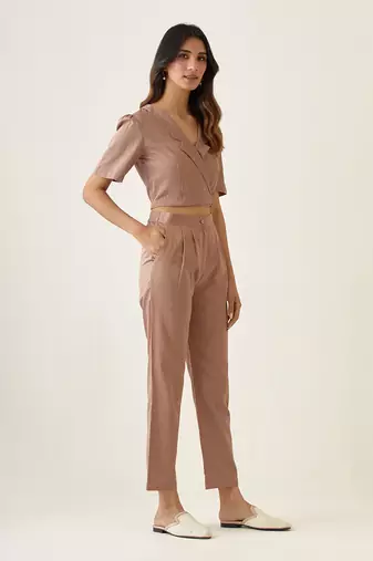 Taupe cotton co ord set