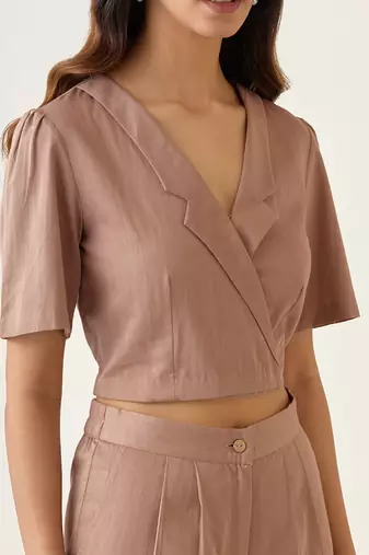 Taupe cotton co ord set