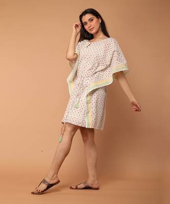 Off white kaftan dress 3