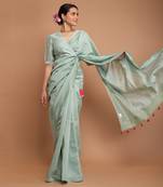 Mint Green Wrap Around Blouse