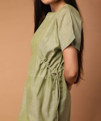 Apple green shift dress 5