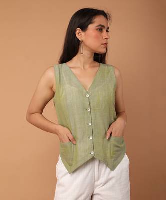 Apple green waistcoat top 5