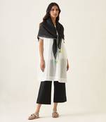 White pin tucks cotton kurta set