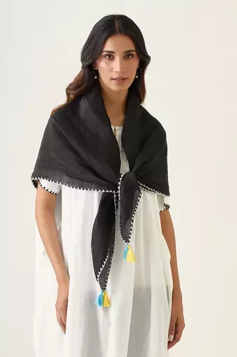 White pin tucks cotton kurta set