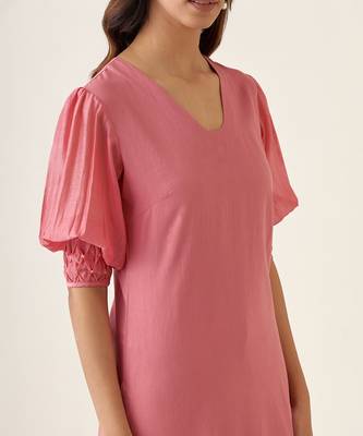 Rose pink kurta set 4
