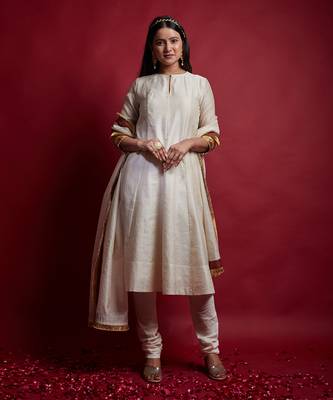 Ivory princess line anarkali set 1