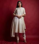 Ivory princess line anarkali set