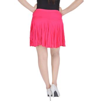 Cotton Lycra Free Size Mini Skirt with Divider 2