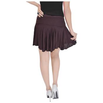 Cotton Lycra Free Size Mini Skirt with Divider 2