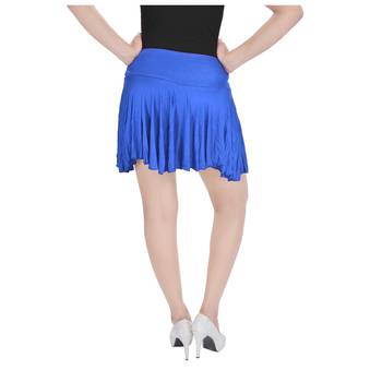 Cotton Lycra Free Size Mini Skirt with Divider 2
