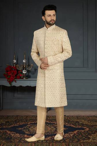 Jacquard Silk Multicolor Men Kurta Pajama