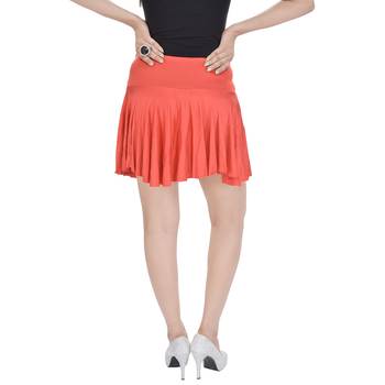 Cotton Lycra Free Size Mini Skirt with Divider 2