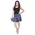 Cotton Lycra Free Size Mini Skirt with Divider