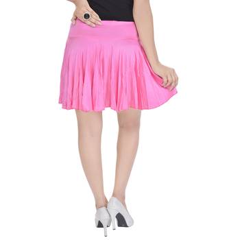 Cotton Lycra Free Size Mini Skirt with Divider 2