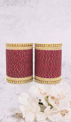 Set Of 2 Traditional Partywear Bangle Sets For Women 2