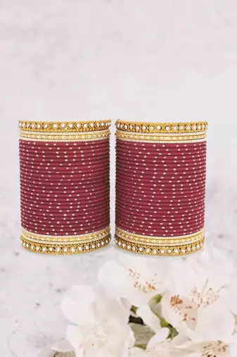 Set Of 2 Traditional Partywear Bangle Sets For Women