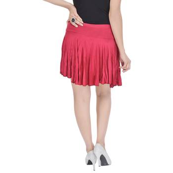 Cotton Lycra Free Size Mini Skirt with Divider 2