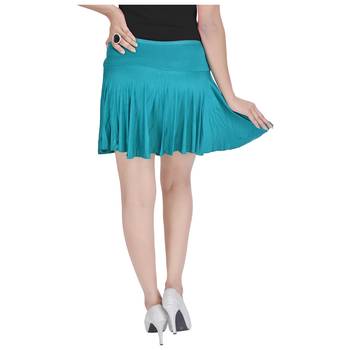 Cotton Lycra Free Size Mini Skirt with Divider 2