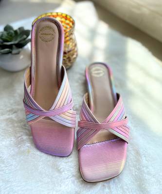 Rainbow criss cross flats 2