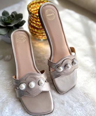 Gold pearl flats 4