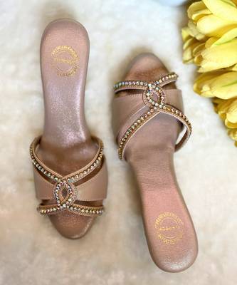 Diamond beige wedges 2