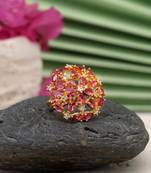 Rani color american diamond finger ring