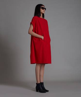 Red pocket dress 2