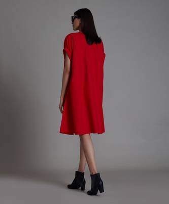 Red pocket dress 3