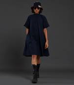 Navy blue tora dress