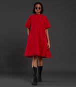 Red tora dress