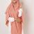 Khimar : 2 Layer Triangular Diamond Instant Khimar-Hijab-Jilbab for Girls & Women in Poppy Rose Color | Tie Back