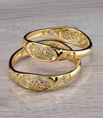 Gold Plated Designer American Diamond Bangles BD608