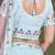 EILARA WOMEN'S SKY BLUE THREAD & EMBROIDERY WORK GEORGETTE FOR TRADITIONAL LEHENGA CHOLI