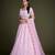 EILARA WOMEN'S PINK THREAD & EMBROIDERY WORK GEORGETTE FOR TRADITIONAL LEHENGA CHOLI