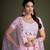 EILARA WOMEN'S PINK THREAD & EMBROIDERY WORK GEORGETTE FOR TRADITIONAL LEHENGA CHOLI