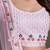 EILARA WOMEN'S PINK THREAD & EMBROIDERY WORK GEORGETTE FOR TRADITIONAL LEHENGA CHOLI