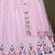 EILARA WOMEN'S PINK THREAD & EMBROIDERY WORK GEORGETTE FOR TRADITIONAL LEHENGA CHOLI