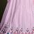 EILARA WOMEN'S PINK THREAD & EMBROIDERY WORK GEORGETTE FOR TRADITIONAL LEHENGA CHOLI