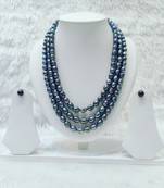 Mannat raj pearls & jewellers natural fresh water hyderabadi pearls daily wear designer necklace set