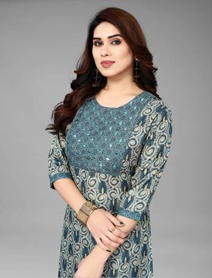 Firoji Cotton Prty Wear Kurta Set  2