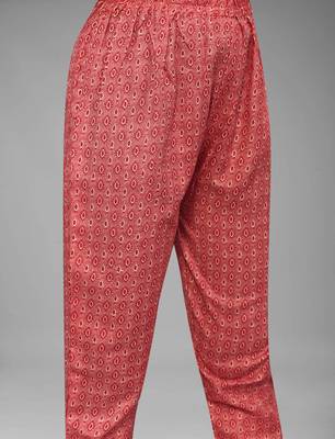 Gajari Color Cotton Prty Wear Kurta Set  6