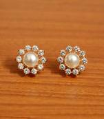 White Pearl Studs