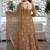 Brown color georgette semi stitched embroidered lehenga suit