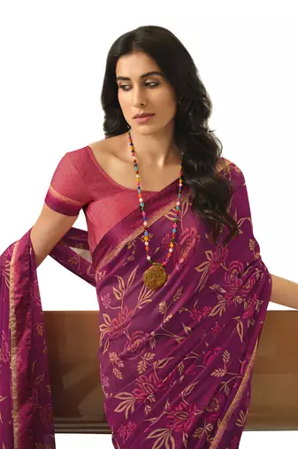 Mannequin store printed saree