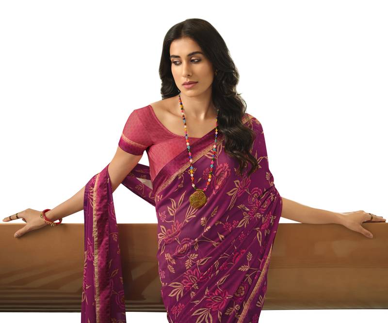 Mannequin store printed saree