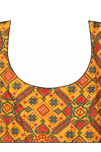Mannequin store printed saree