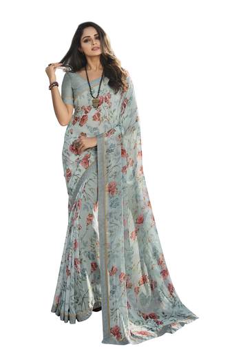 Mannequin store printed saree